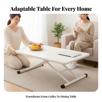 elevateTop Coffee-to-Dining Table Height-Adjustable transformable elevateTop Coffee Table multi-functionalUse Home Furniture for Families, Homeowners, Living Room