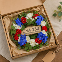 USA 250 Wreath Sturdy Construction Independence Day Wreath Easy to Clean