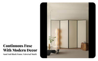 Arched Panel Screen Foldable Design Room separater Portable Minimalist design for Renters, Entryway, Bedroom