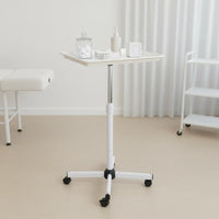 Height Adjustable Salon Tray Space Saving Rolling Beauty Trolley Easy Assembly