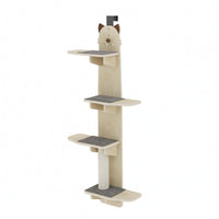 Door-Mounted Feline Tree Scratch Pads over the Door Feline Tree Scratching Post