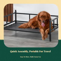 Elevated Dog Bed, Cooling Pet Cot, Portable Raised Bed