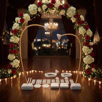 Balloon Arch Kit Indoor Balloon Arch Stand with Base Outdoor Decorations for Party Planners, Event Decorators, Birthdays, Photo Backdrops