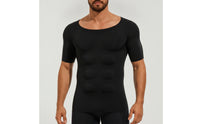 Muscle Shirt with Removable Pads Stretchy Muscle Shirt with Pads for Performers