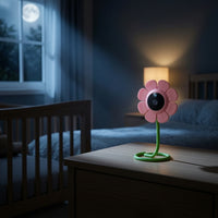 Cry Detection Flower Baby Monitor Flexible Baby Camera with Smart audioActivated for Newborns