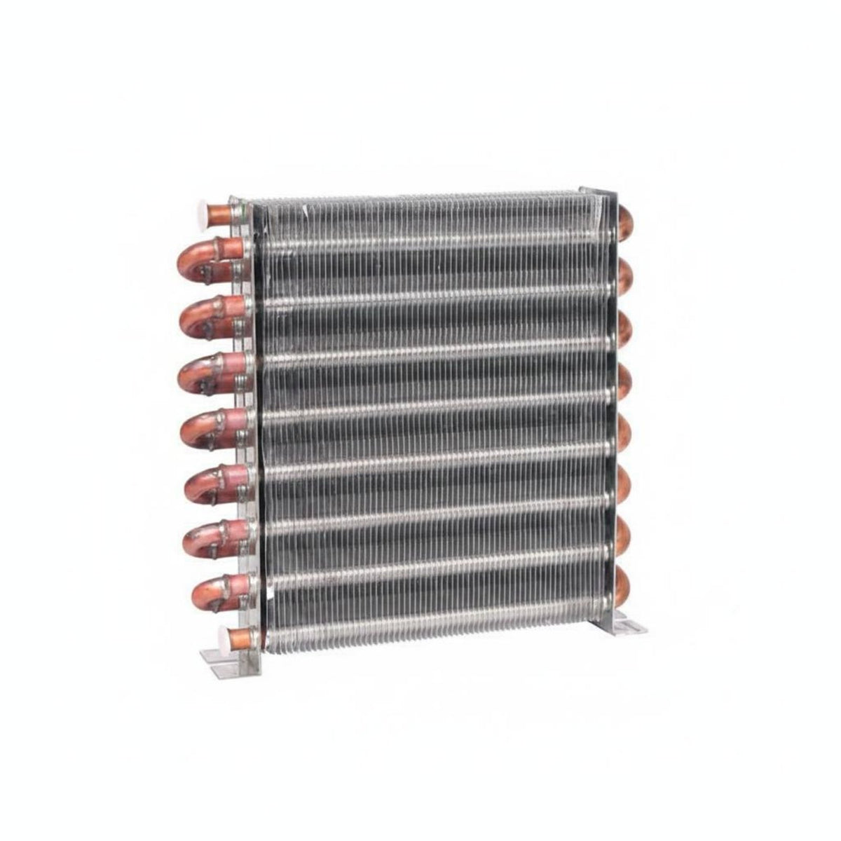 Universal Fit Finned Tube Condenser Long-Lasting Copper Tube Aluminum Fin Heat Exchanger Refrigerator Evaporator Coil for Appliance Technicians, DIY Repairers