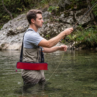 Automatic Inflatable Life Vest Belt for Adults - Portable Fishing Boating Swim Aid with High Buoyancy