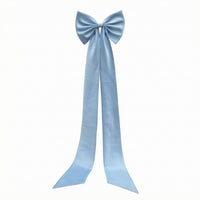 Large Satin Bow Sash Silky Long Tail Bow Sash Soft and Comfortable Long Tail Ribbon Belt for Wedding