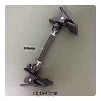 Twin Ball Head Clamp Universal Fit Super Clamp Mount Quick Lock Knob for Desk