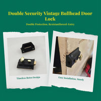 Double cylinder brass lock