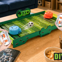 Tabletop Football Battle Game 2.4GHz Wireless Control Football Game Toy DIY Interactive for Children, Indoor, Home