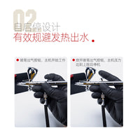 喵匠迷你桌面气泵HM-03高达模型上色喷漆喷笔气泵套装 充电式龟泵