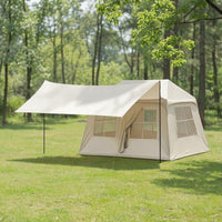 Quick Setup Inflatable Tent with Canopy Waterproof Inflatable Tent Weatherproof Large for Backyard