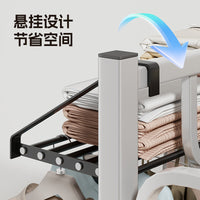 Dormitory Bed End Clothes Storage Hanging Rack for Dirty Clothes