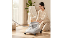 Swivel Baby Rolling Seat Mobile Baby Floor Seat with Wheels Ergonomic Two-Tone for Infants, Toddlers, Playroom