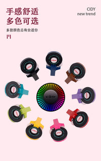 迷你打印机转轮打字机家用手账胶带手动小型刻字压纹标签机便携式 【紫色】打字机【送胶带2卷】