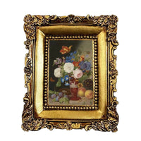 Resin Picture Frame Gold Carved Picture Frame Baroque for Living Room, Bedroom
