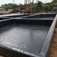 HDPE Waterproof Sheet, For Reservoirs, Artificial Pond Waterproof Sheet, Black, Geomembrane Sheet
