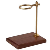 Italian Coffee Dripper Set with Wooden Base and Aluminum Stand, Glass Carafe