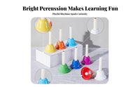 Smooth Finish Handheld Musical Bell Straight Handle Children's Hand Bell Easy to Play