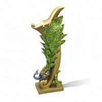 Peacock Figurine Sophisticated Decor Modern for Entryway