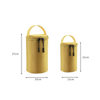 Gas Canister Storage Bag Cylindrical Propellant Canister Bag Zippered Carry Case for Campers, Backpackers, Outdoor Cooking, Travel