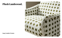Boucle Armchair Modern Design Lounge Chair Minimalist design Nordic Inspired for Homeowners, Readers, perusing cozy spot