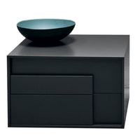 Bedside Storage Cabinet Rounded Corners Shaped Nightstand Easy Assembly