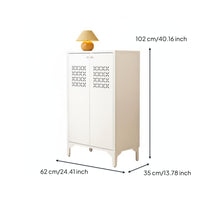 Entryway Shoe Storage Cabinet with 5-tier Adjustable Shelves Metal Shoe Organizer Large Capacity Slim Shoe Cabinet Ventilated Lockable Design Suitable for Home Hallway Mudroom