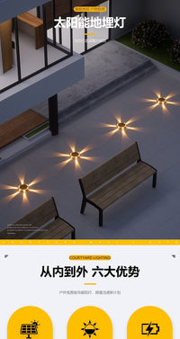 Solar Powered In-Ground Garden Light
