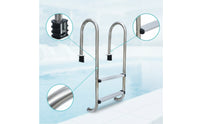 Polished Stainless Steel Pool Ladder Easy to Install Swimming Pool Ladder with Non-Slip Steps Stable Long-Lasting