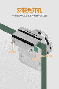 玻璃柜锁商场展示柜门锁单门橱窗锁柜台双开锁玻璃柜门对开密码锁