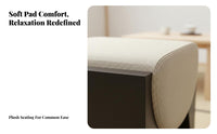 End-of-Bed Bench New Chinese Artistic Design Woven Top Emphasis Stool Sturdy Wood Frame Multi-Functional for Bedroom, Entryway