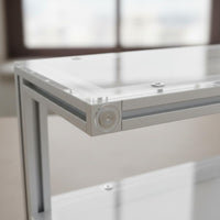 Two-Tier Display Rack Rectangular Desktop Display Rack Sturdy
