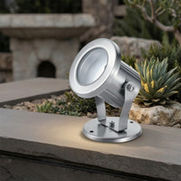 lamps Housing Stainless Steel Light Fixture with Bracket Adjustable lamps Housing Bracket for Landscapers, Home Improvers
