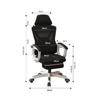 Support Ergonomic Office Chair Adjustable Headrest Reclining Desk Chair for Students, Gamers, Dorm Room