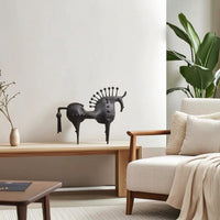 Modern Horse Sculpture Minimalist Horse Figurine Tabletop Horseback Riding Ornament Artistic for Homeowners