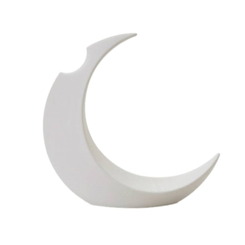 Crescent Moon Vase Modern Moon Statue Whimsical for Minimalists