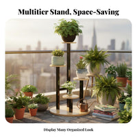 Multi-Tier Plant Stand Freestanding Indoor Furniture Stable framework for Study