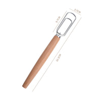 Sourdough Mixing Stick Wooden Handle Fermentation Stirrer Smooth Surface