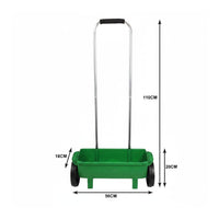 Push Spreader Foam Foam-Handle Spreader Large Capacity Garden Tool