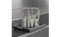 Clear Toiletry Bag Portable Transparent Makeup Pouch Easy to Spotless Transparent Makeup Bag for Women