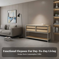 sleekslim Shelf and Drawer single Floor-Standing Storage Cabinet flexible