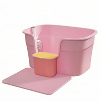 Open-Top Waste Pan Deep Waste Pan   Easy-Topet Hygiene Supply for Apartment