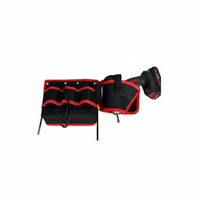 Durable tool pouch with belt