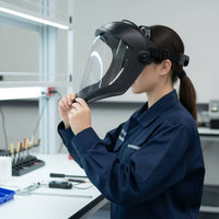 2 Pieces Face Visor with Adjustable Headband Impact-Resistant Full Face Visor Clear Safety Visor Anti-Splash Transparent