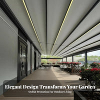 Water-Resistant Electric Mechanism Ized Retractable Pergola Aluminum Alloy Frame Electric Folding Patio Cover Adj Our Company Table Electric Mechanism Ized Patio Awning Long-Lasting Material for Homeowners, Families, B Our Company Iness Owners, Terrace