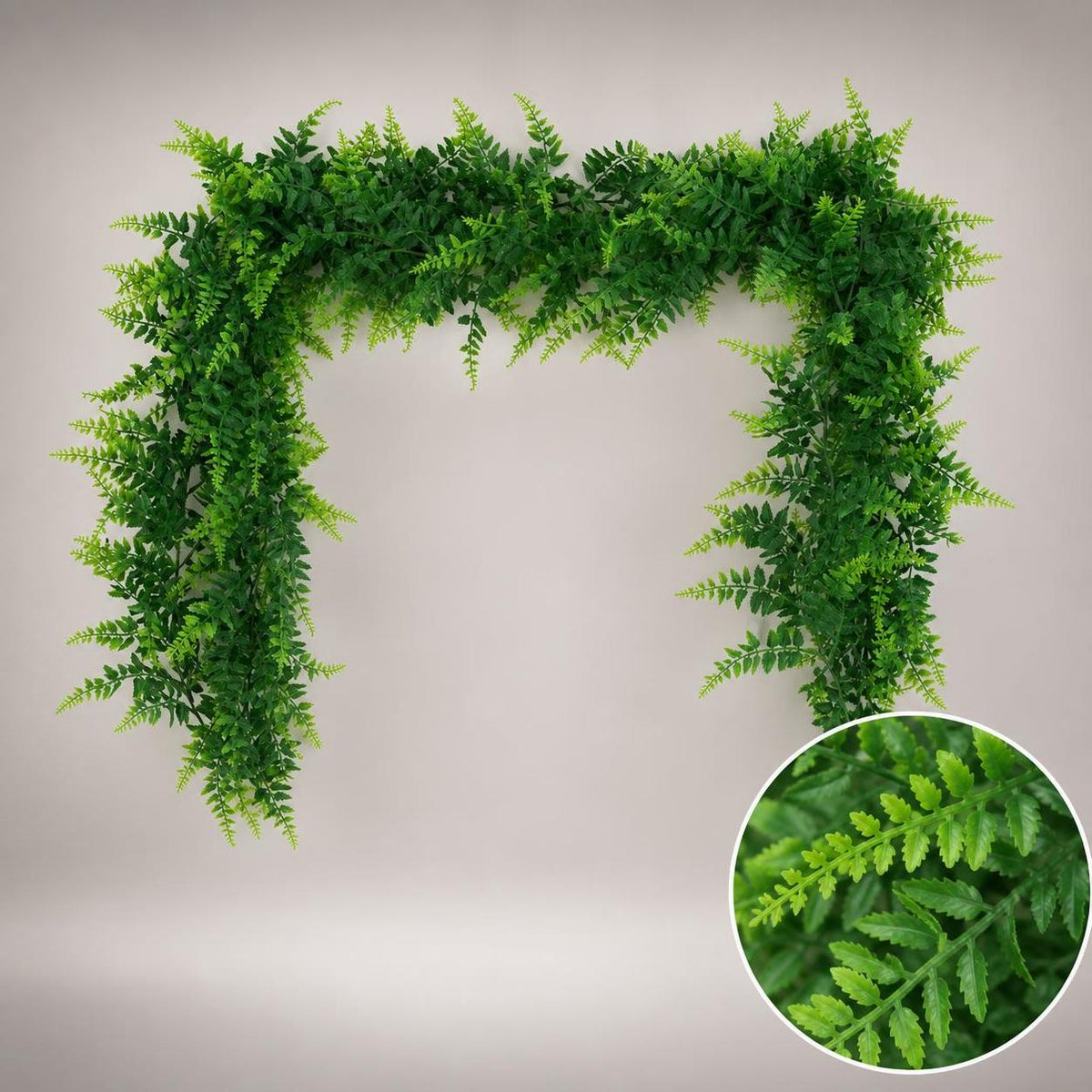 1.8m Artificial Eucalyptus Garland Vine, Faux Eucalyptus Leaves for Wedding Arch Decoration, Greenery Persian Grass Vine