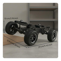 1/12 Scale Crawler Frame Elevated Axles Metal RC Car Chassis Construction RC Car Chassis Frame for Rough Terrain