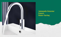 Touchless infrared faucet, hot/cold.